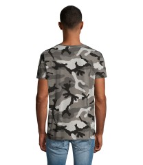 Camiseta personalizable Camuflaje Hombre Manga Corta Cuello Redondo